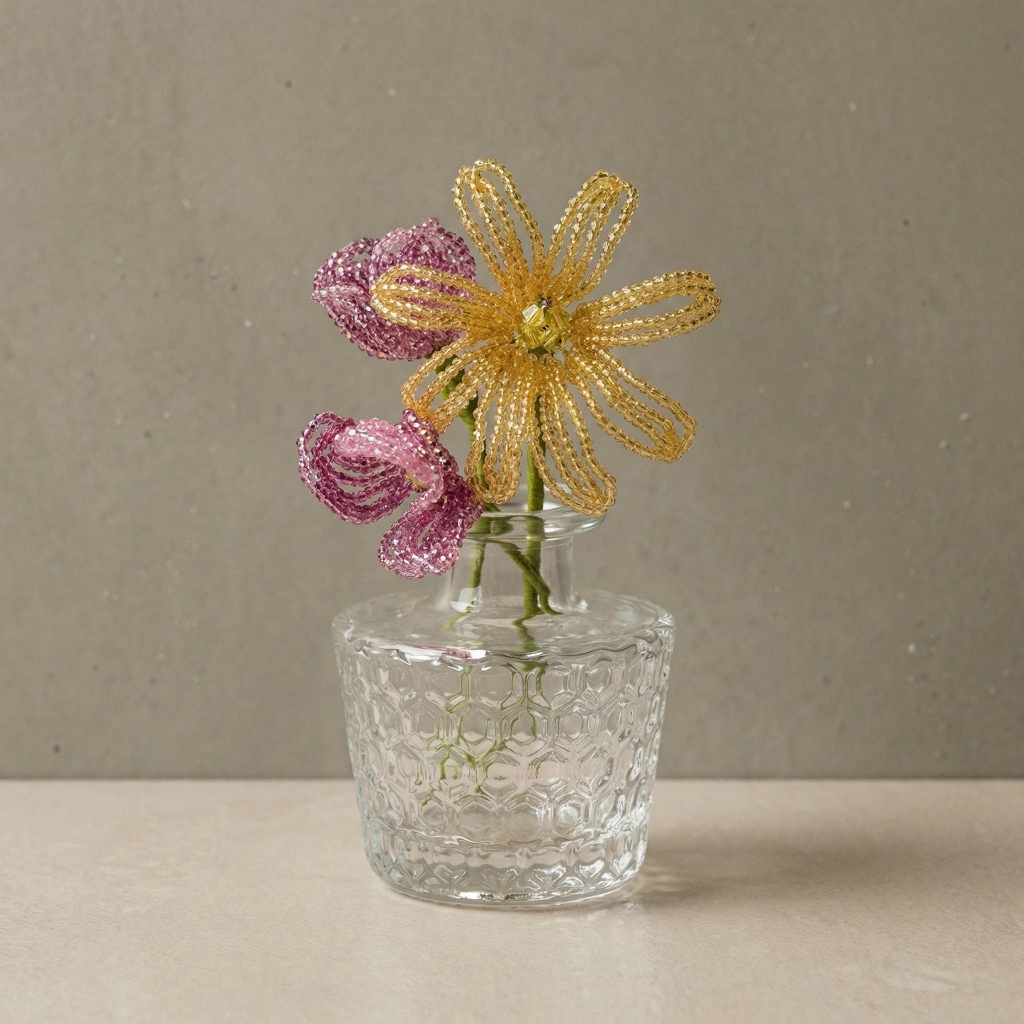 Pulsera de aguamarina y perla hecha a mano