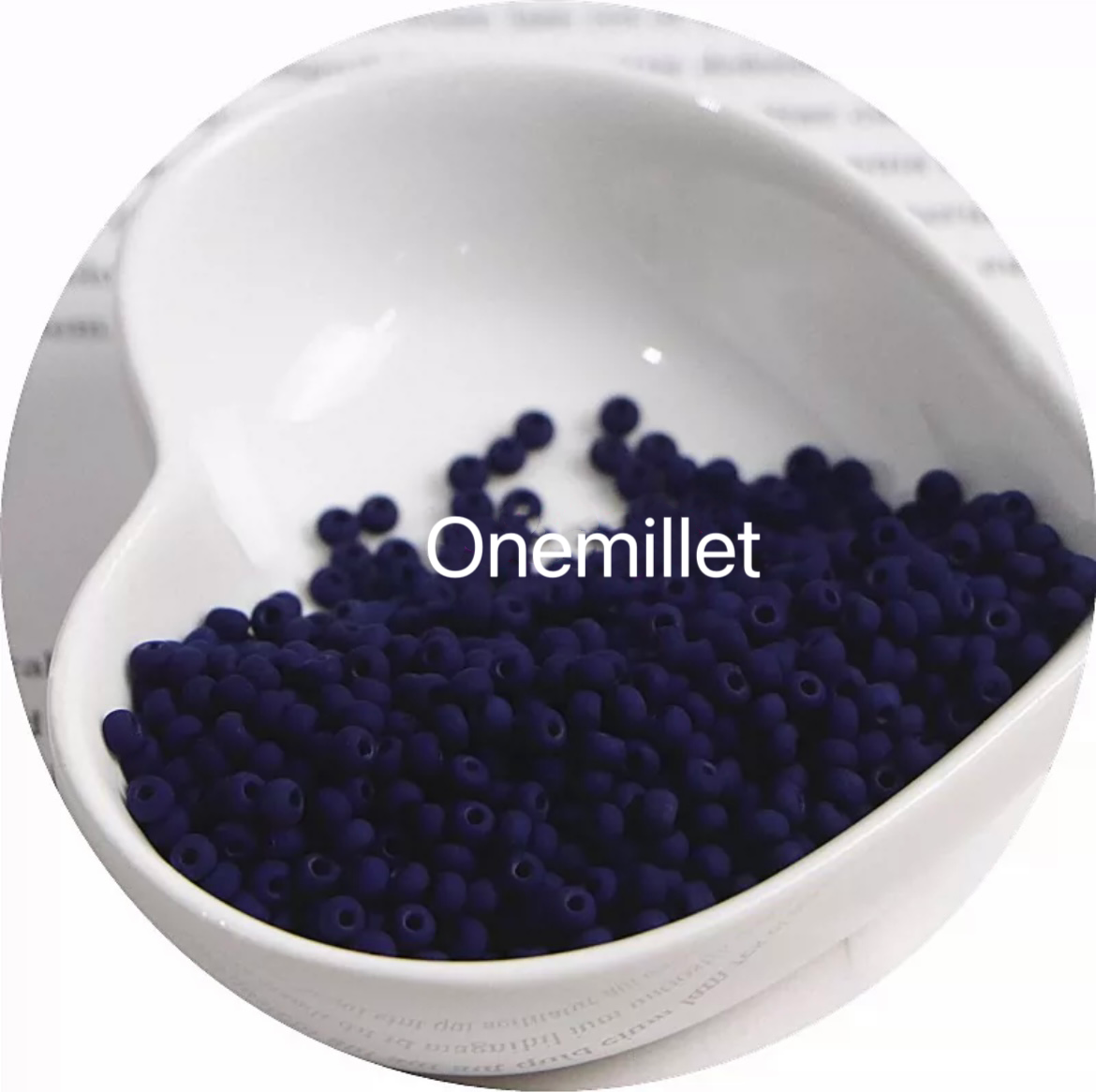 Perlas de semillas mate de 3 mm: alta calidad, resistentes a la decoloración