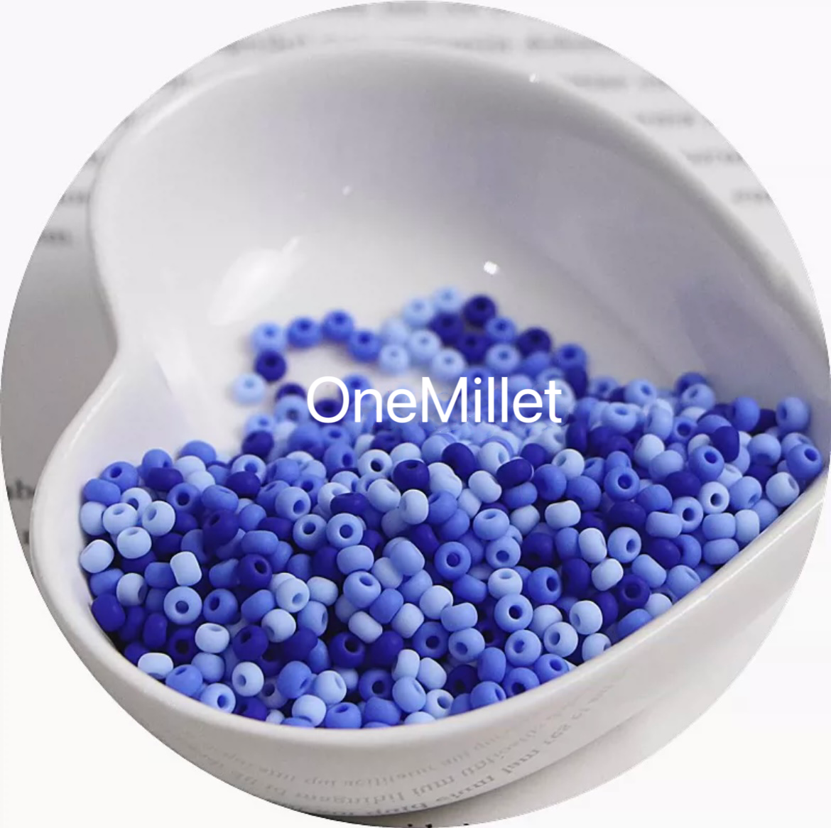 Perlas de semillas mate de 3 mm: alta calidad, resistentes a la decoloración