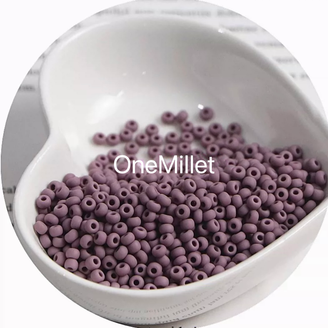 Perlas de semillas mate de 3 mm: alta calidad, resistentes a la decoloración