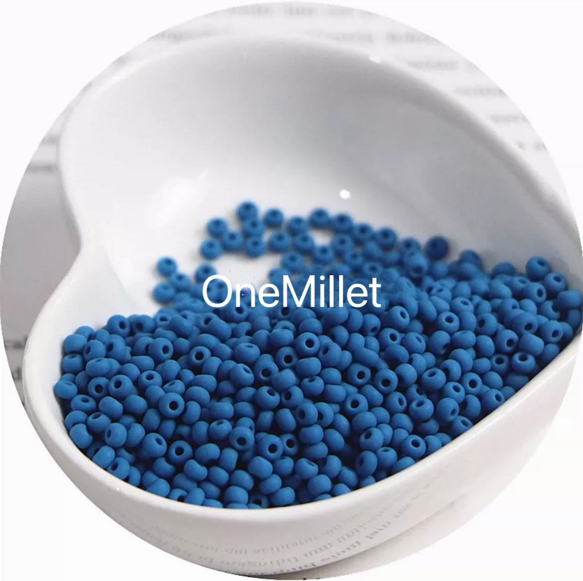 Perlas de semillas mate de 3 mm: alta calidad, resistentes a la decoloración