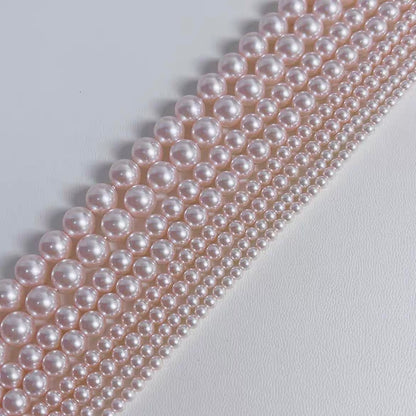 Cuentas de concha natural de 4 mm para hacer tú mismo