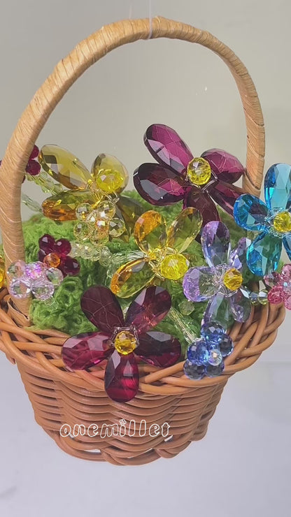 OneMillet Crystal Flower Bouquet Kit-M500 Handmade Flower Material DIY Kit