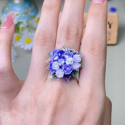 Pulsera de aguamarina y perla hecha a mano