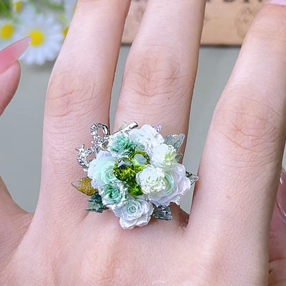 Pulsera de aguamarina y perla hecha a mano