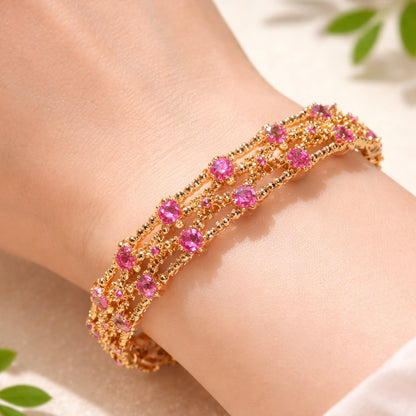 Pulsera de aguamarina y perla hecha a mano