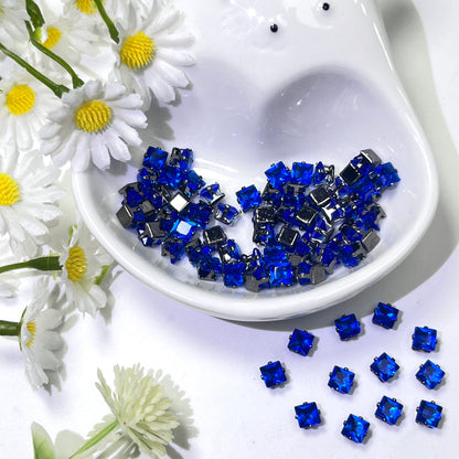 OneMillet Black-Base Square  Zirconia Stone 4mm