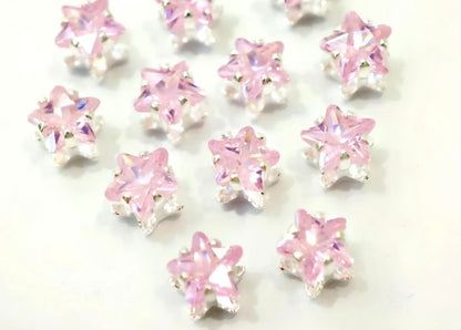 OneMillet Star Zircon Beads  Zirconia 5MM