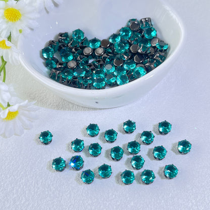 OneMillet Black-Base Round Zirconia Stone 6mm