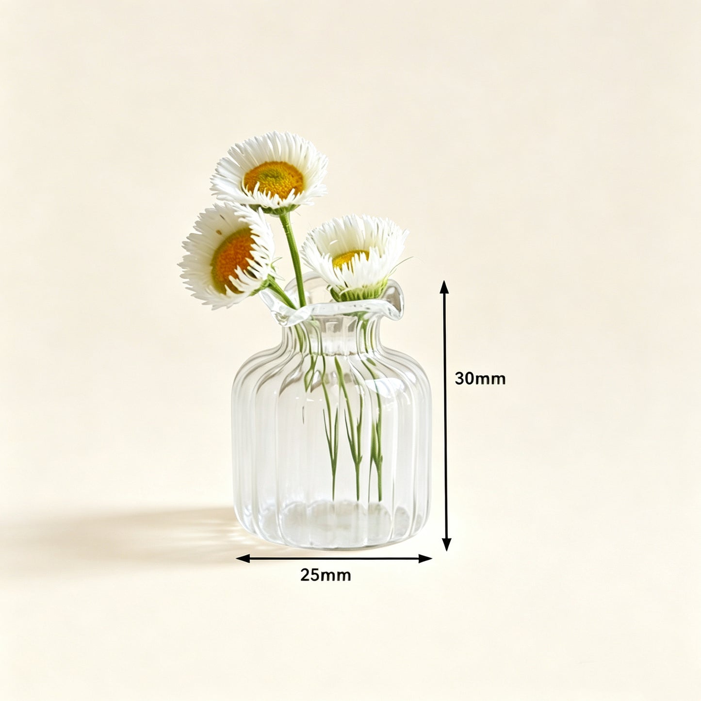 Mini Glass Vase Collection, Tiny Bud Vases for Beaded Flowers & Fresh Mini Bloom