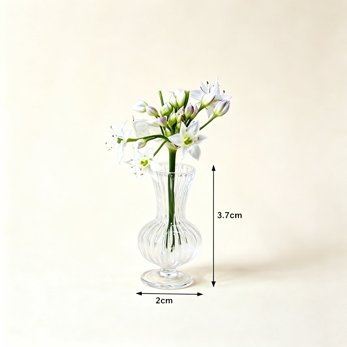Mini Glass Vase Collection, Tiny Bud Vases for Beaded Flowers & Fresh Mini Bloom