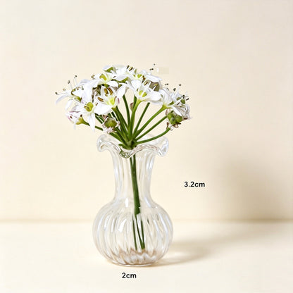 Mini Glass Vase Collection, Tiny Bud Vases for Beaded Flowers & Fresh Mini Bloom